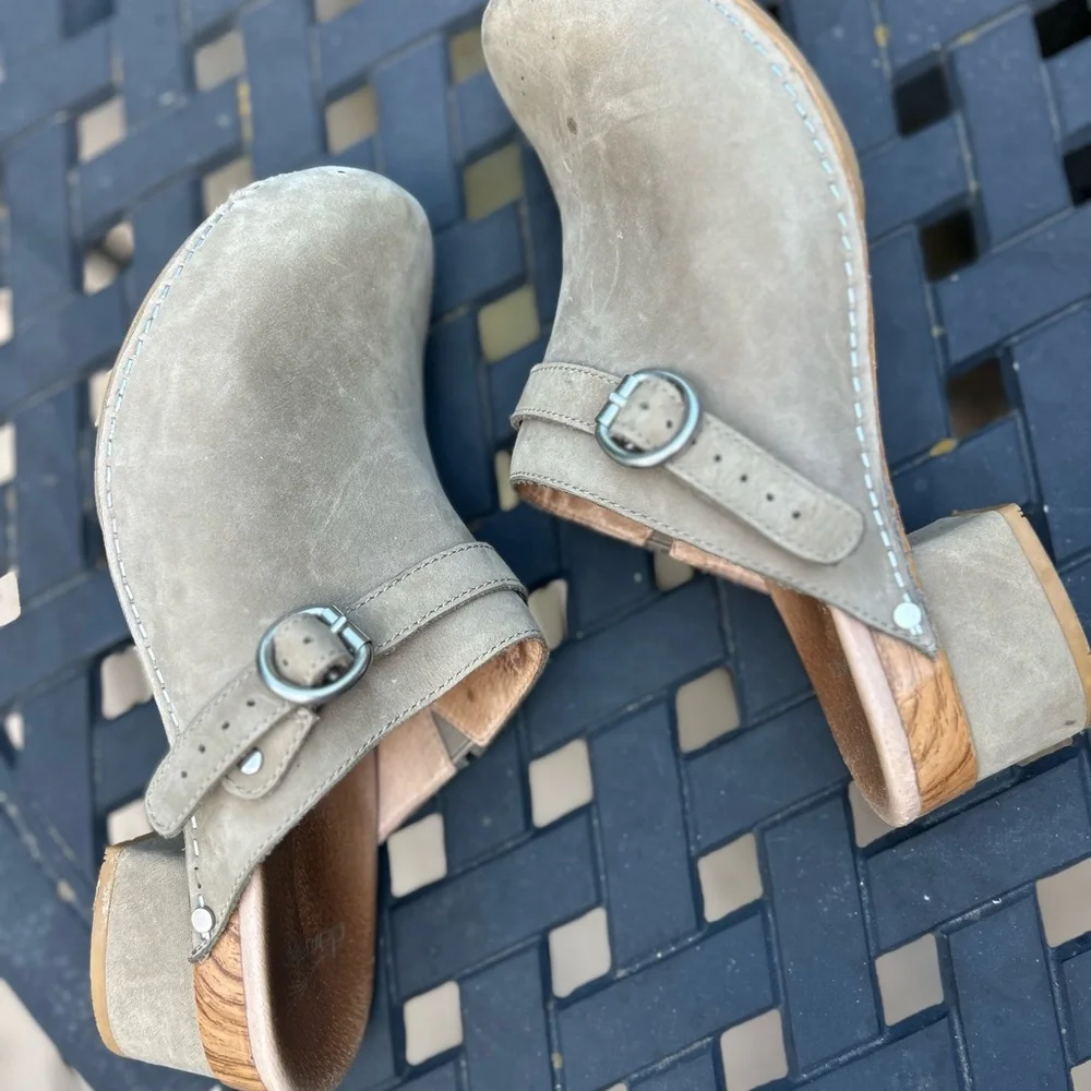 Dansko Baylor Mules Clogs with Buckle Detail for Women - Picture 8 of 12